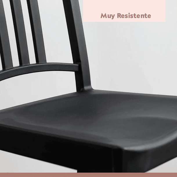 Pack de 4 Sillas Navy - Negras 7