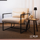 Poltrona Modern Fabric - Beige 2