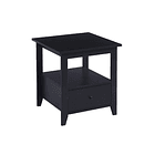 Velador Mesa Lateral Auxiliar con Cajón Bohemio 2