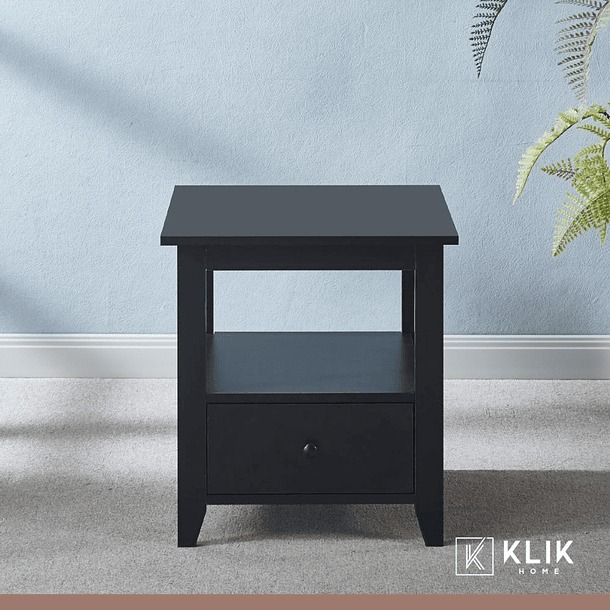 Velador Mesa Lateral Auxiliar con Cajón Bohemio 5