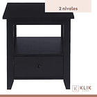 Velador Mesa Lateral Auxiliar con Cajón Bohemio 13