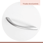 Velador Cajón y Espacio Almacenamiento Minimal Blanco 16