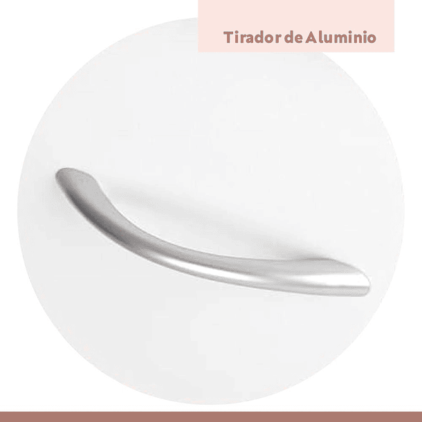 Velador Cajón y Espacio Almacenamiento Minimal Blanco 16