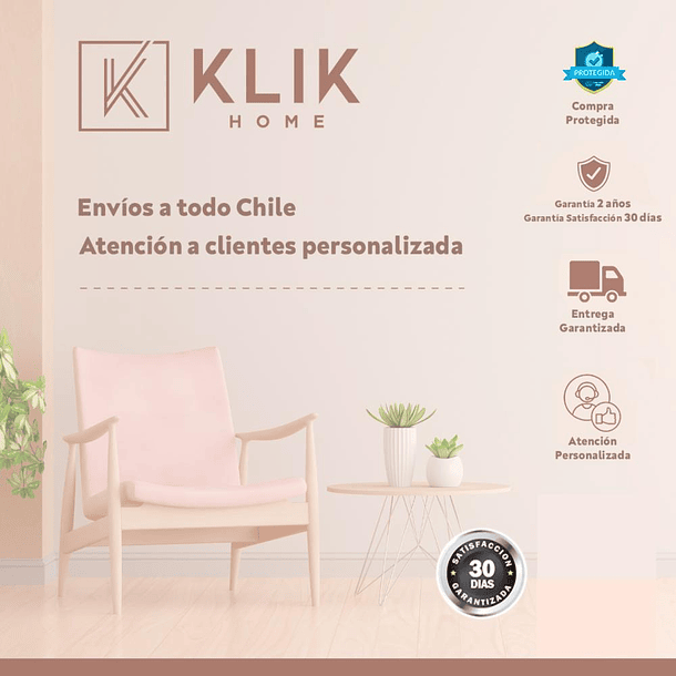 Pack de 4 Sillas Tulip Acolchadas Beige 3