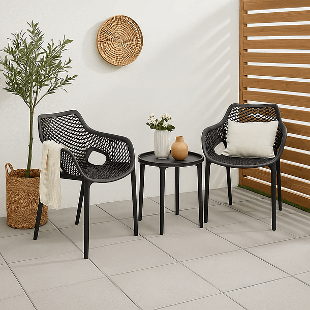 Butaca de Terraza o Exterior Air Berlin Restaurant - Negra 8