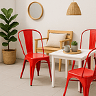 Silla Tolix - Roja 8