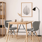 Silla Radar Acolchada Ecocuero - Gris 6