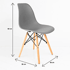 Silla Eames - Gris Claro 9