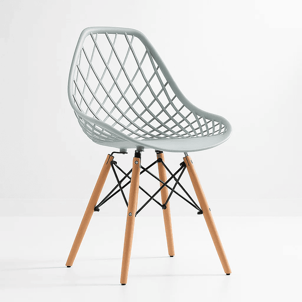 Silla Eames Mesh Gris 1