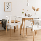 Silla Wishbone - Blanca 10