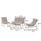 Set Arena 3 Sofás y 2 Mesas de Centro 7