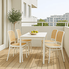 Pack de 4 Sillas Lombardía de Polipropileno - Blanca 3