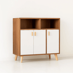 Cómoda Zapatero blanca madera MDF