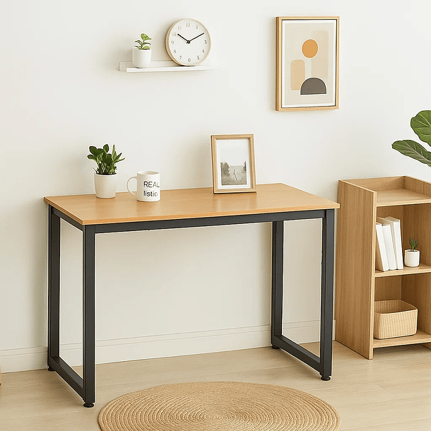 Escritorio Industrial Home Office - Madera Clara 3