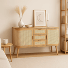Rack de TV Siena Rattan - Natural 3