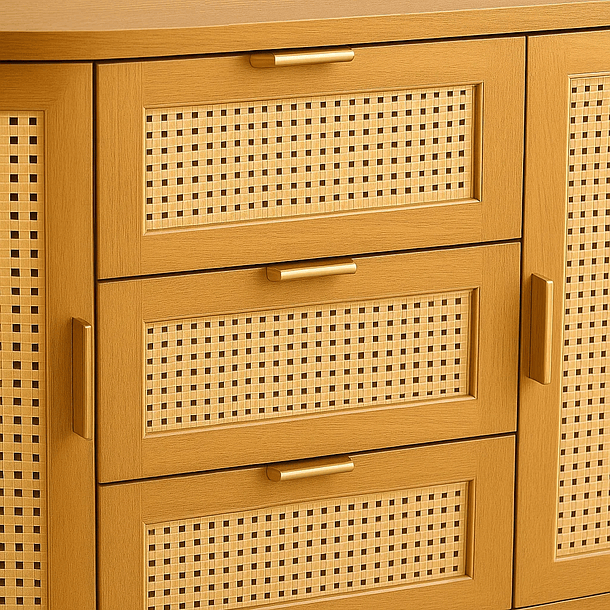 Rack de TV Siena Rattan - Natural 6