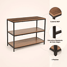 Arrimo tres niveles madera grisácea 12