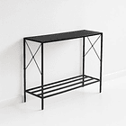 Arrimo tradicional negro metal mdf 2