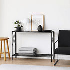 Arrimo tradicional negro metal mdf 10