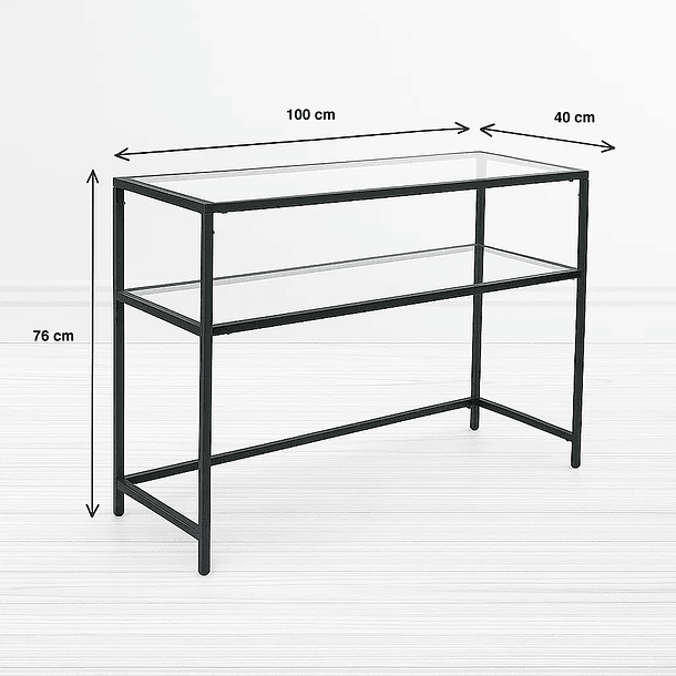 Arrimo vidrio dos niveles 11