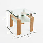 Colección Nordika Glass - Mobiliario contemporáneo de vidrio y madera 4