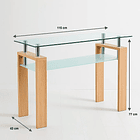 Colección Nordika Glass - Mobiliario contemporáneo de vidrio y madera 6