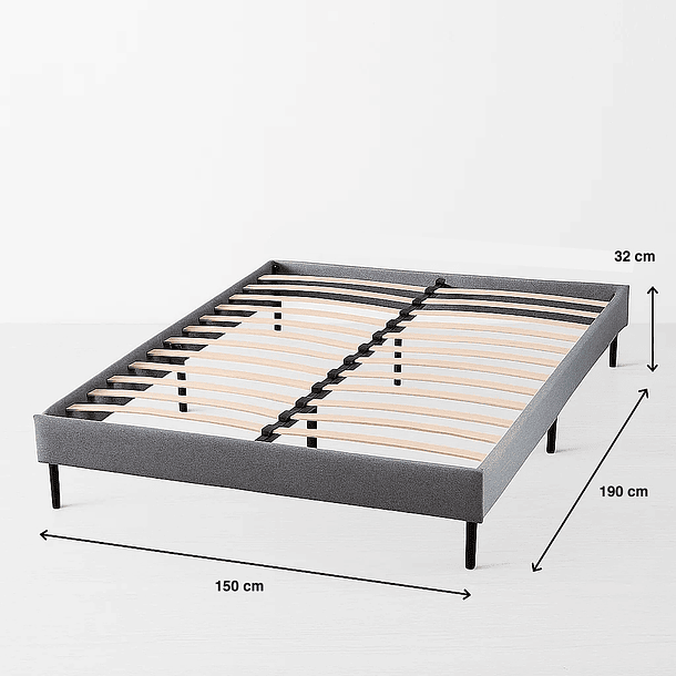 Cama Europea - 2 Plazas 4