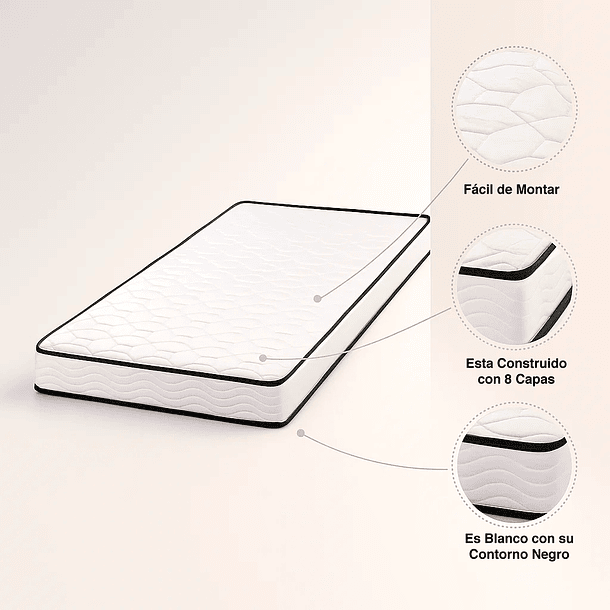Cama Europea - 2 Plazas 7