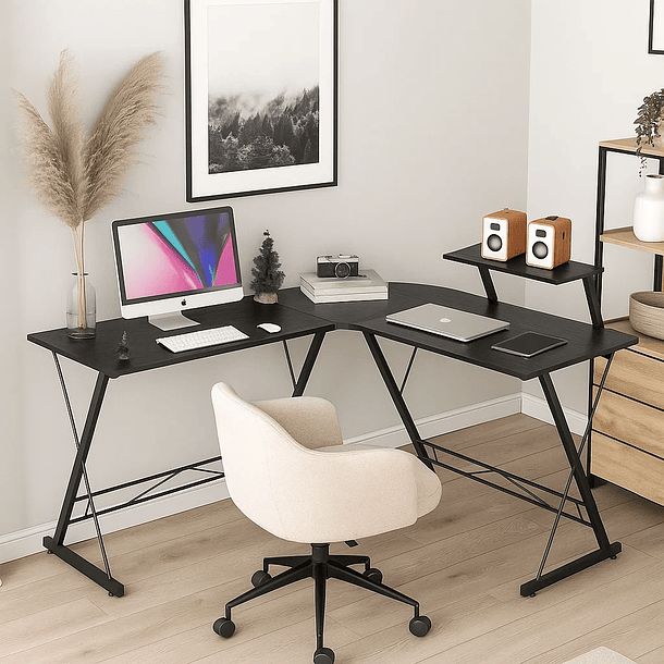 Escritorio Esquinero Gamer Night Black 10