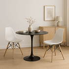 Mesa de Comedor Tulip 80cm - Negra 10
