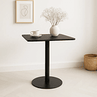 Mesa restaurant 70x70 Tubo Metal cubierta MDF 3