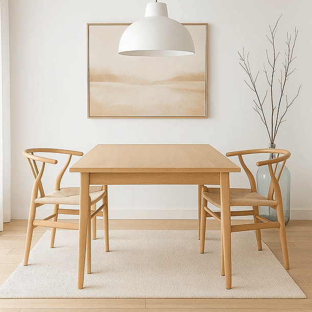 Pack 2 Sillas Wishbone Madera - Natural 3