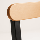 Pack de 2 Sillas Fresno de Madera - Negra 6