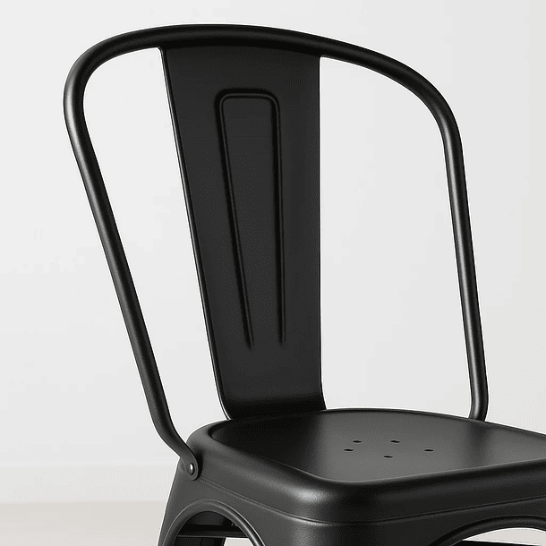 Pack de 4 Sillas Tolix Negras 6