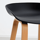 Pack de 4 Taburetes Nordic - Negro 6