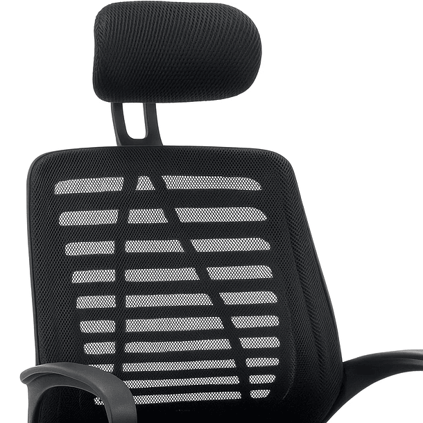 Silla de Oficina Ergos Ergonómica con Cabeza - Negra 13