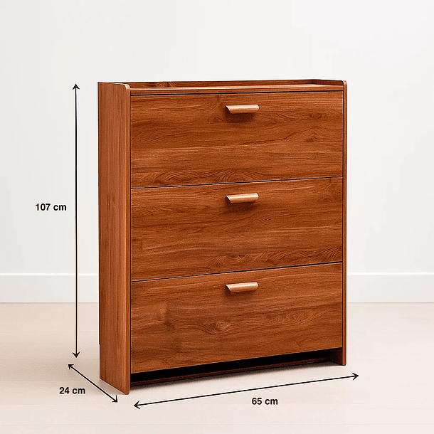 Zapatero wood 3 niveles 4