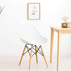 Silla Eames Enrejado Mesh - Blanca