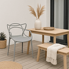 Silla de Terraza o comedor Master - Gris 5