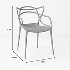 Silla de Terraza o comedor Master - Gris 7