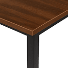 Mesa de Arrimo o Bar Alta Rustik - Madera Oscura Walnut 7