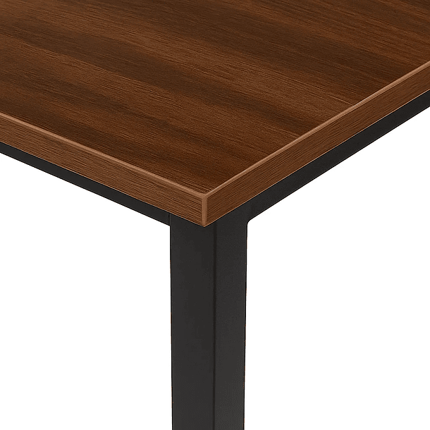 Mesa de Arrimo o Bar Alta Rustik - Madera Oscura Walnut 7
