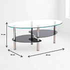 Mesa de centro vidrio 2 caras 5