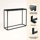 Arrimo black stone cubierta MDF marmol negro 6