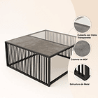 Mesa de centro bohemia 80x80 6