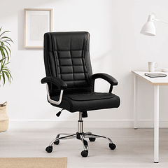 Silla Toscana Ejecutiva de Oficina  - Negro