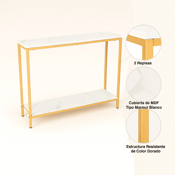 Arrimo white stone cubierta MDF marmol blanco 10