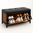 Banco Zapatero Industrial con Asiento Acolchado 2