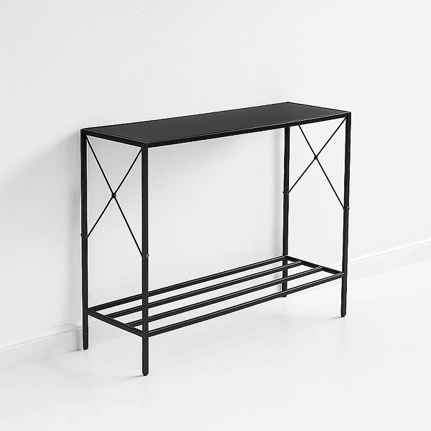 Arrimo tradicional negro metal mdf 1