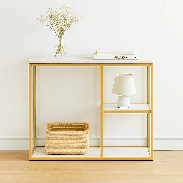 Arrimo white stone MDF marmol blanco con separadores 3